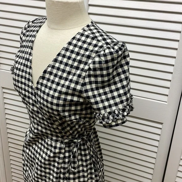 Zaful Dresses Haoduoyi By Zaful Wrap Around Checkered Dress